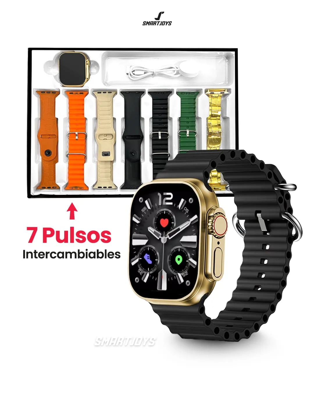 SMART WATCH X10 ULTRA 7 PULSOS Y PROTECTOR